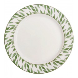 Prato Sobremesa 20,5cm Capri Coup Botanic Porcelana Germer